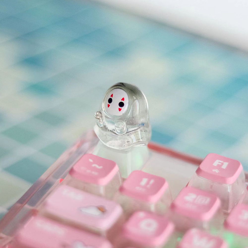 Keyboard Gaming Transparent - 漫画ハロウィンバックライト付きクリアキーキャップメカニカルキーボードキャップかわいい Diy ゴーストゲーミングキーキャップチェリー Mx スイッチ