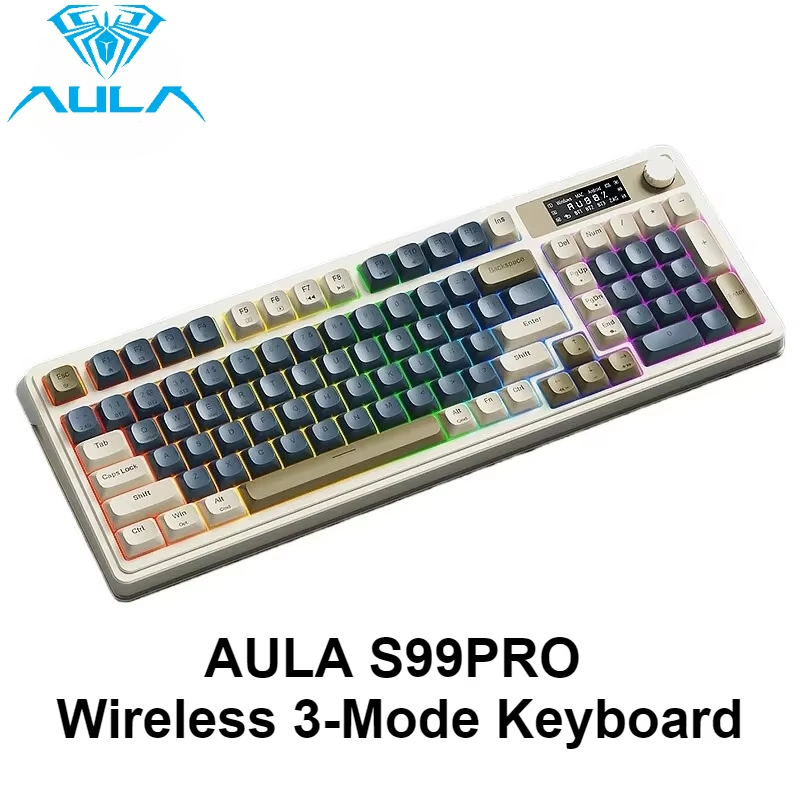 Gaming Keyboard That Is Quiet - AULA S99 Pro トライモード ブルートゥース 2.4G