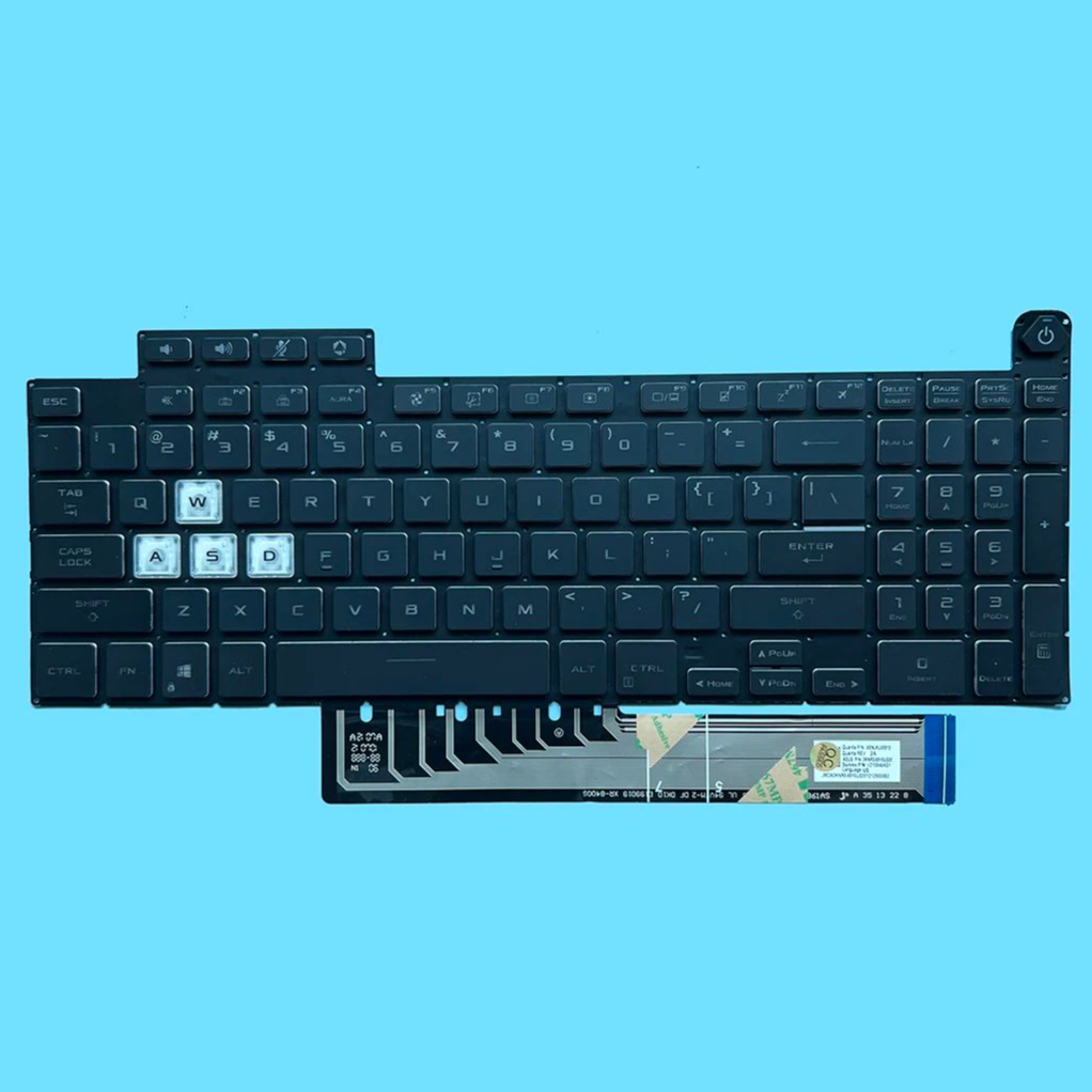 Gaming Keyboard Asus - XIN-ロシア-米国 RGB バックライト付きノートパソコンキーボード ASUS TUF ゲーミング