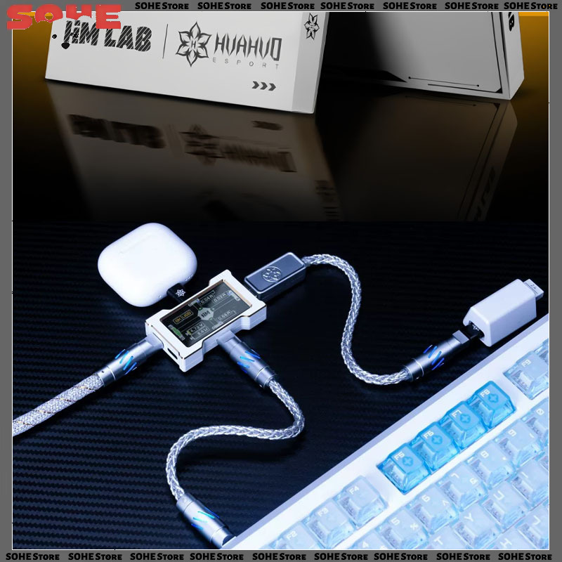 Gaming Keyboard Magnetic Switches - Huahuo X Hmhub 8k アビエイターケーブル マグネットスイッチキーボード