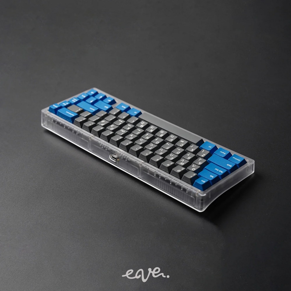 Keyboard Gaming Transparent - Swagkeys EAVE65 メカニカルキーボードキット ガスケット有線カスタム RGB 透明ケースキーボードキット