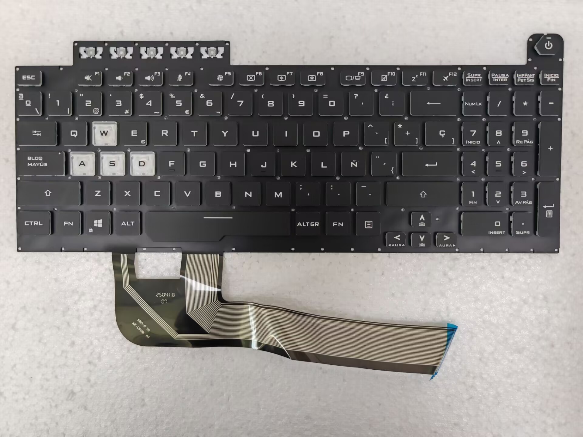 Gaming Keyboard Asus - 新しいスペイン語 RGB バックライト付き ASUS TUF ゲーム