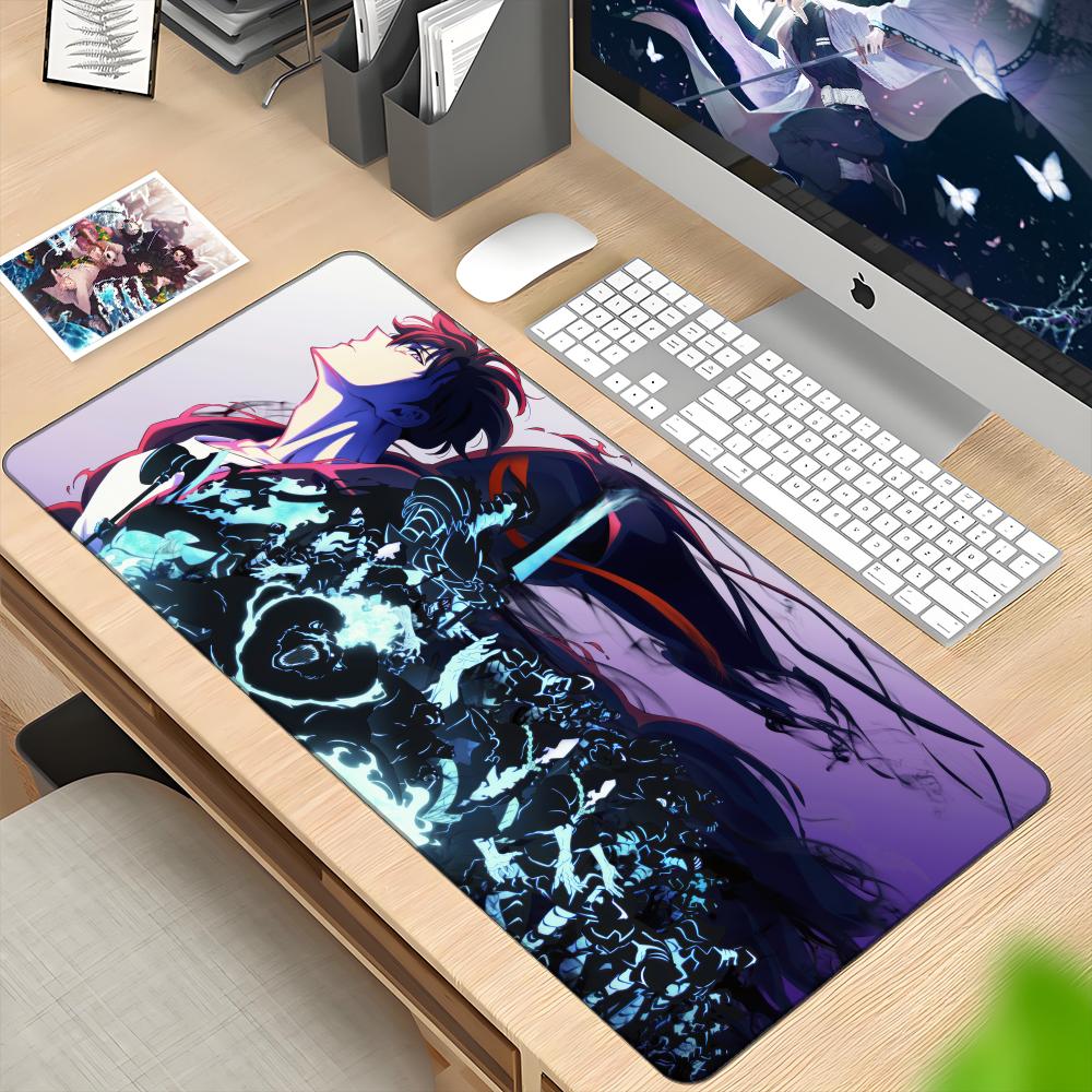 Gaming Keyboard Affordable - アニメソロレベリングマウスパッド HD 印刷コンピュータゲーマーロッキングエッジノンスリップマウスパッド XXL90x40cm キーボード PC