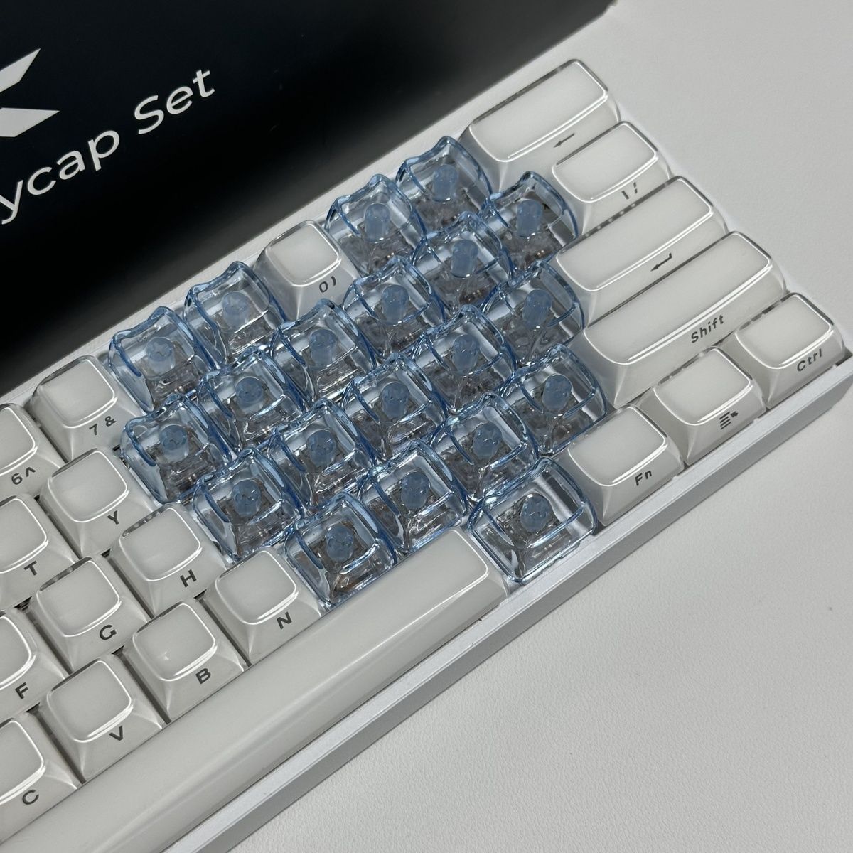 20個入り 1U キーキャップ 独自の猫の頭デザイン MAO - Keyboard Lube Kit のレビューと価格