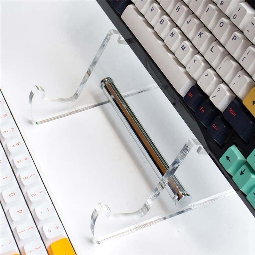 アクリルメカニカルキーボードディスプレイスタンド透明2段キー - Keyboard Gaming Transparent のレビューと価格