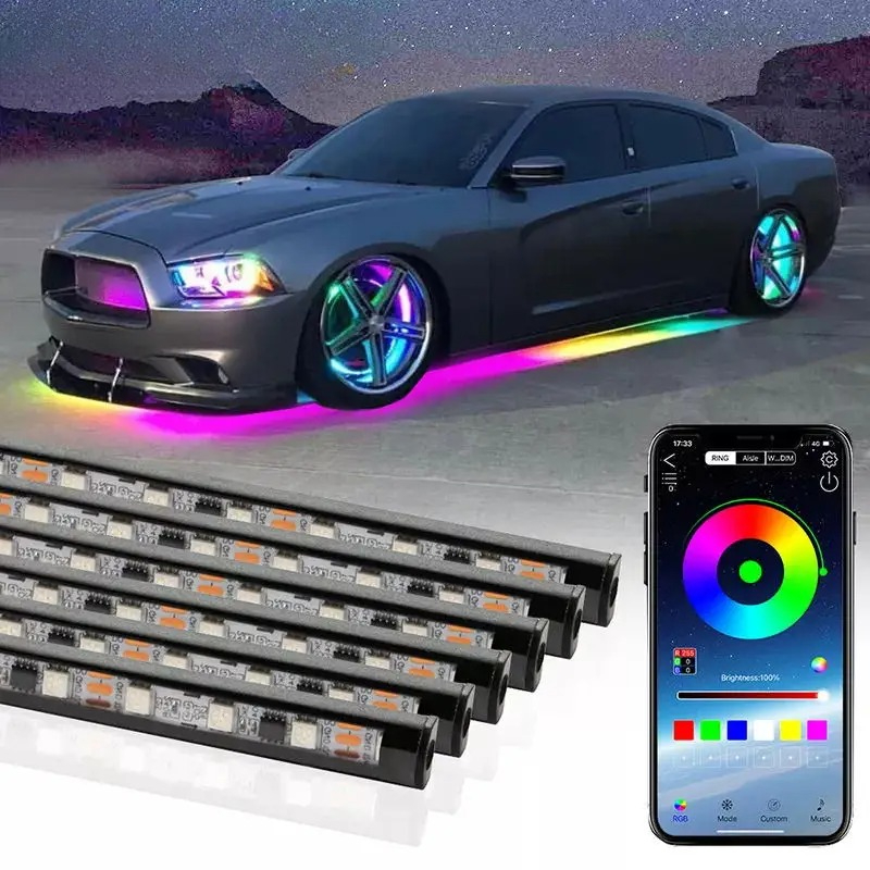KIEND 車柔軟なアンダーグローストリップライト LED  - Rgb Underglow Strip のレビューと価格