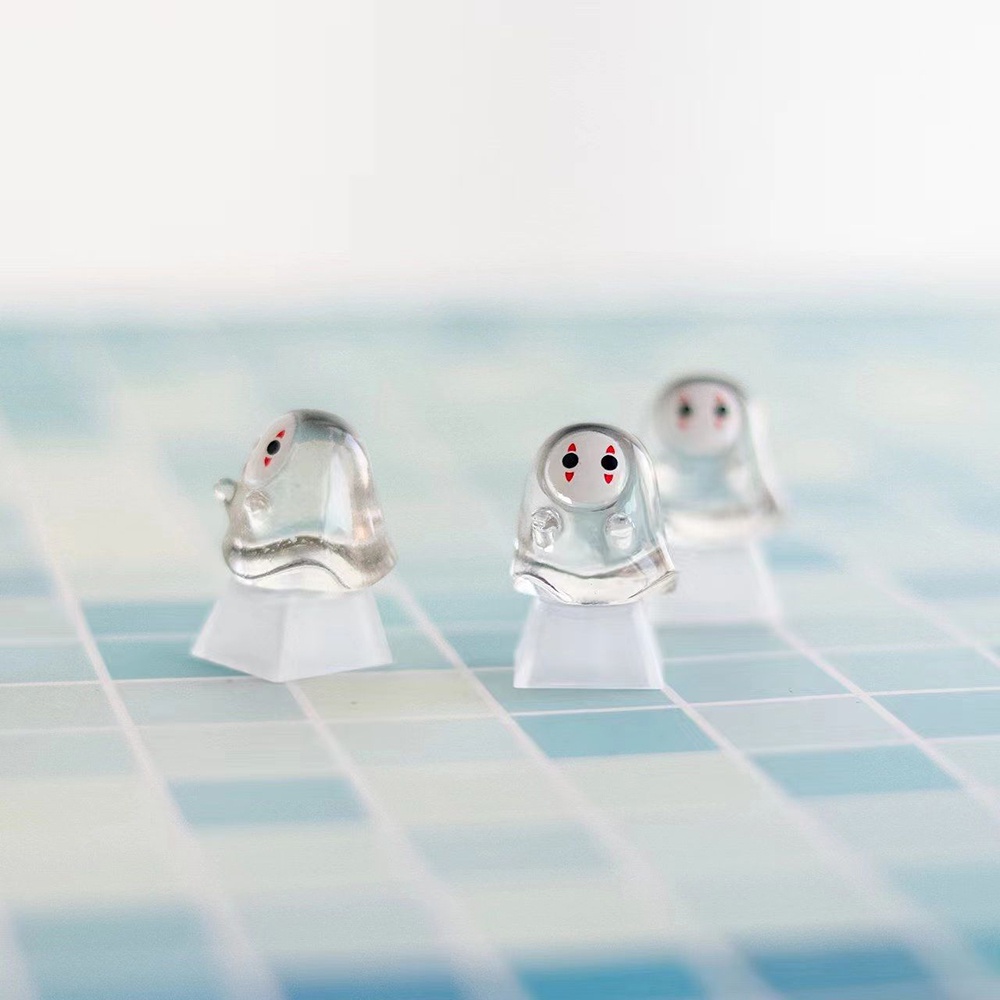 漫画ハロウィンバックライト付きクリアキーキャップメカニカルキ - Keyboard Gaming Transparent のレビューと価格