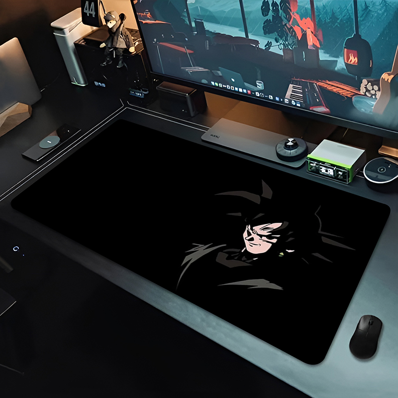 DBZ ブラックアニメマウスパッドドラゴンボール大型 PC  - Gaming Keyboard Affordable のレビューと価格