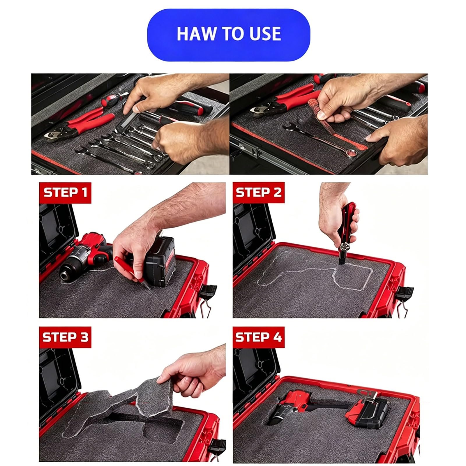 ツールボックス用フォームインサート 5cm/2.5cm厚 耐 - Pe Foam Sheet のレビューと価格