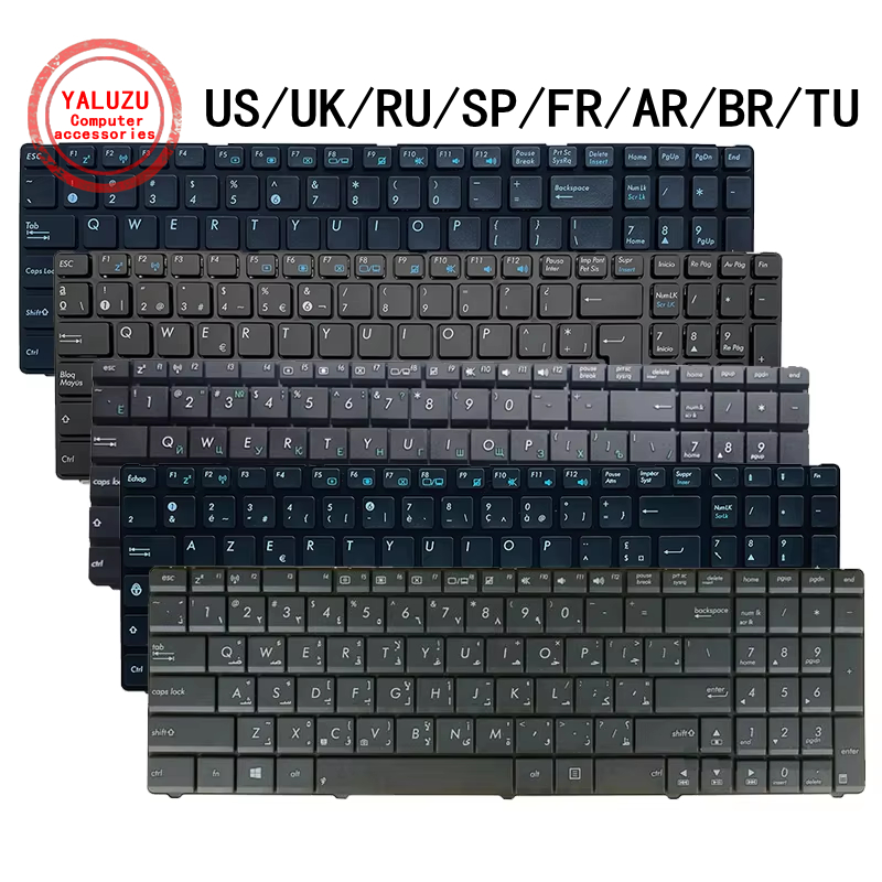 US/UK/RU/SP/FR/AR/BR/TU ノートパソコ - Gaming Keyboard Asus のレビューと価格