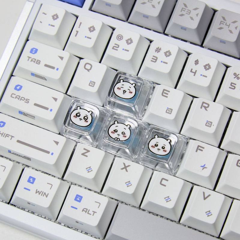 Chiikawa 4 個手作り透明 PC バックライト付きパ - Gaming Keyboard Nearby のレビューと価格