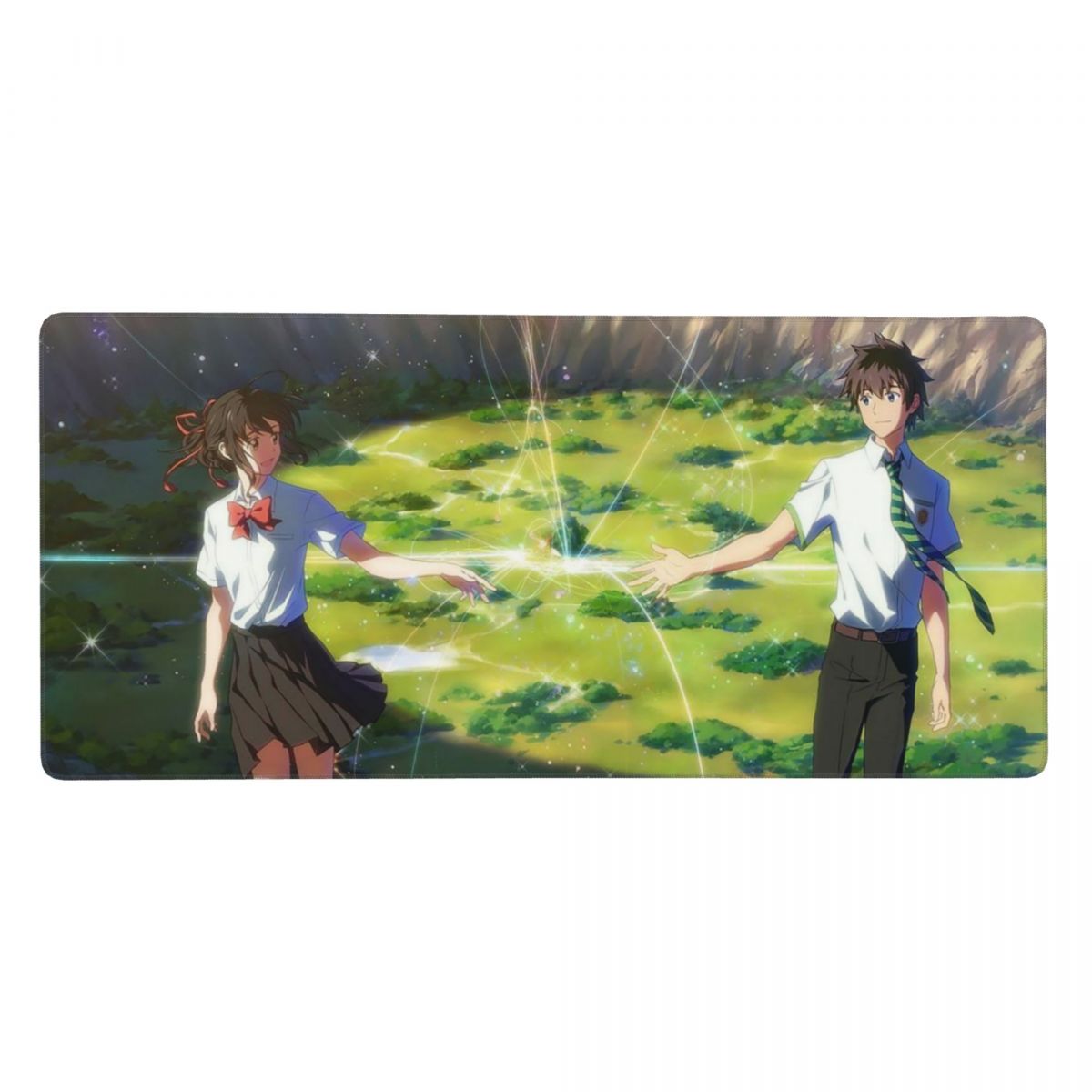 日本アニメ「君の名は」大型マウスパッドコンピューターキーボー - Gaming Keyboard Name のレビューと価格