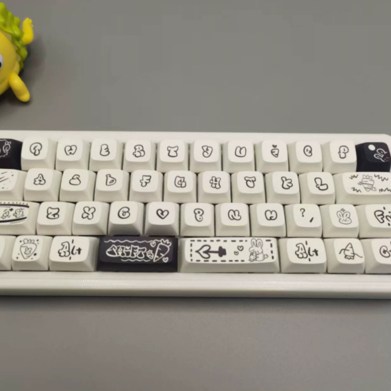 40%ミニワイヤレスキーボードキット、カスタマイズ可能なカラ - Gaming Keyboard Half のレビューと価格