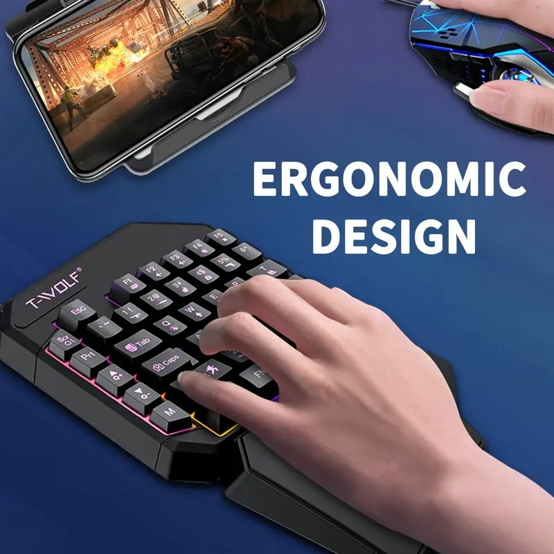 FocusOnPC TF900 2-in-1モバイルゲーミン - Gaming Keyboard Half のレビューと価格