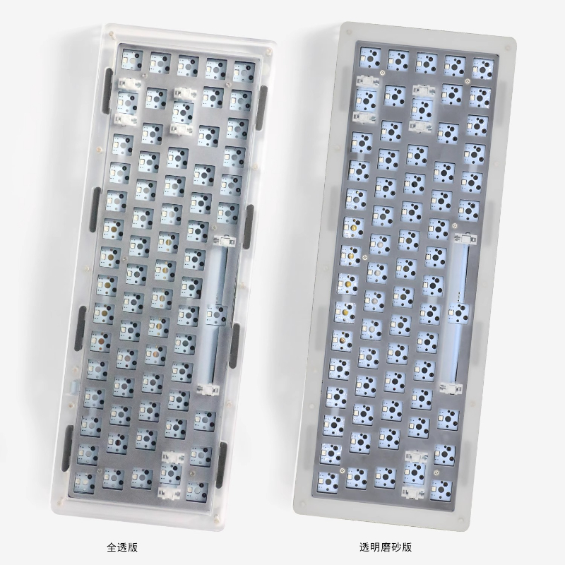 Acr 68Pro アクリル透明メカニカルキーボードキットカ - Keyboard Gaming Transparent のレビューと価格