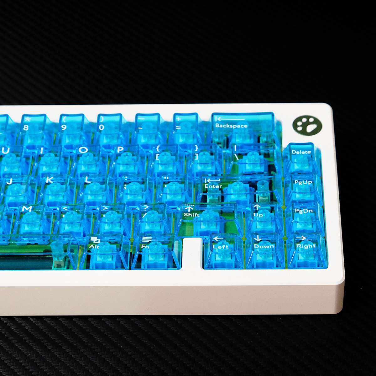 クリアブルーのテーマキーキャップセット、クリアキーボード、チ - Keyboard Gaming Transparent のレビューと価格