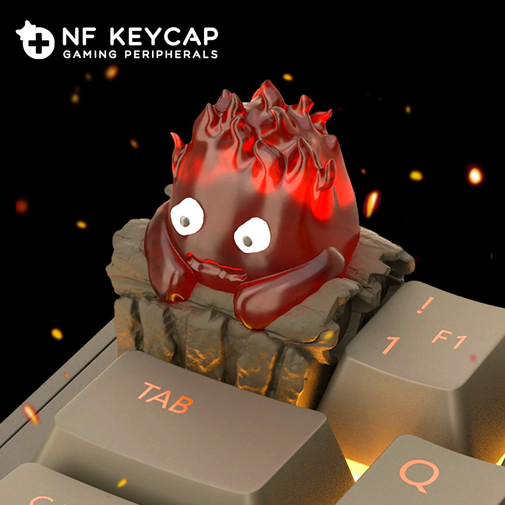 NF キーキャップ カルシファー ハウルズ ムービング キャ - Gaming Keyboard Backlit のレビューと価格