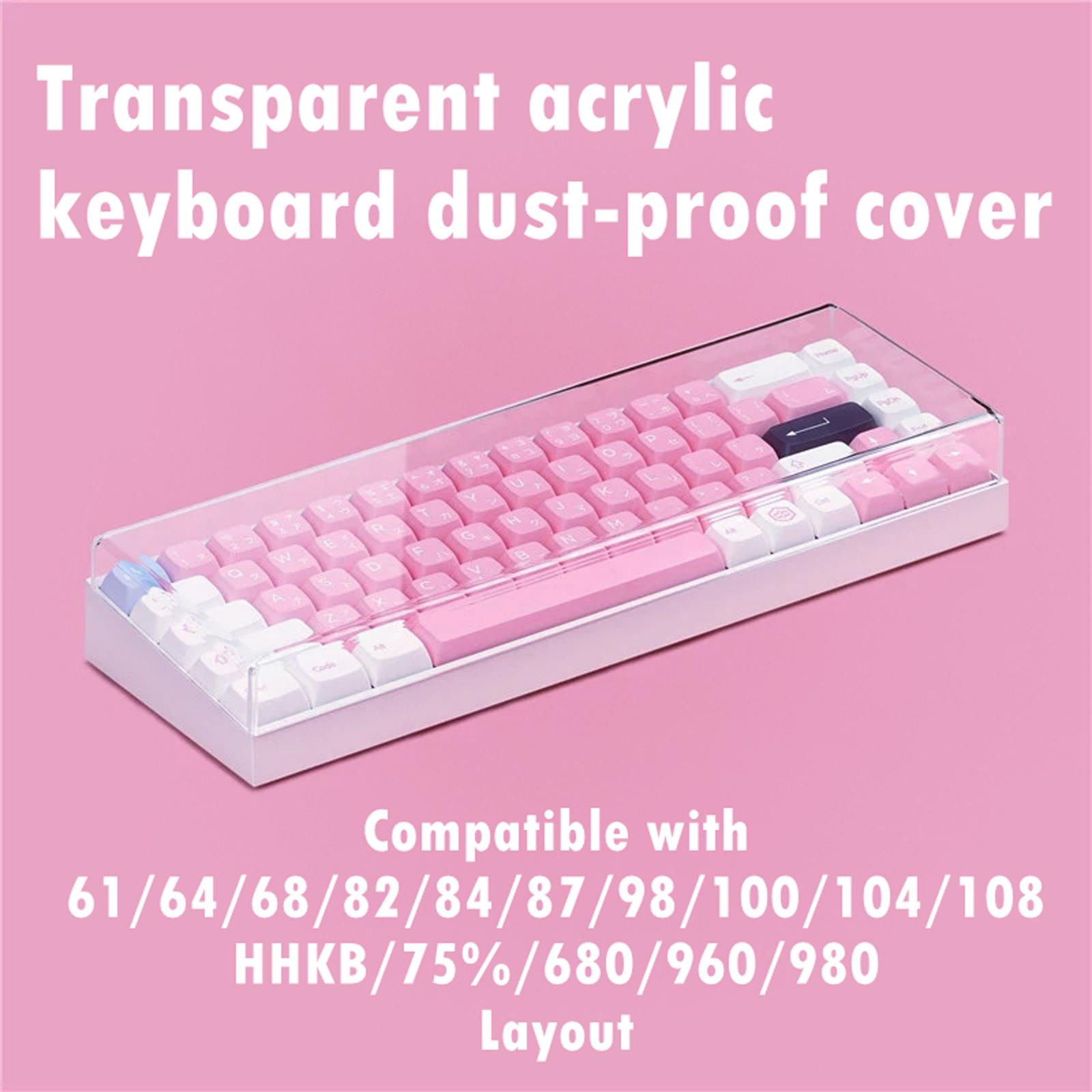 メカニカルキーボード用防塵カバー,透明で防水性のある保護ケー - Keyboard Gaming Transparent のレビューと価格