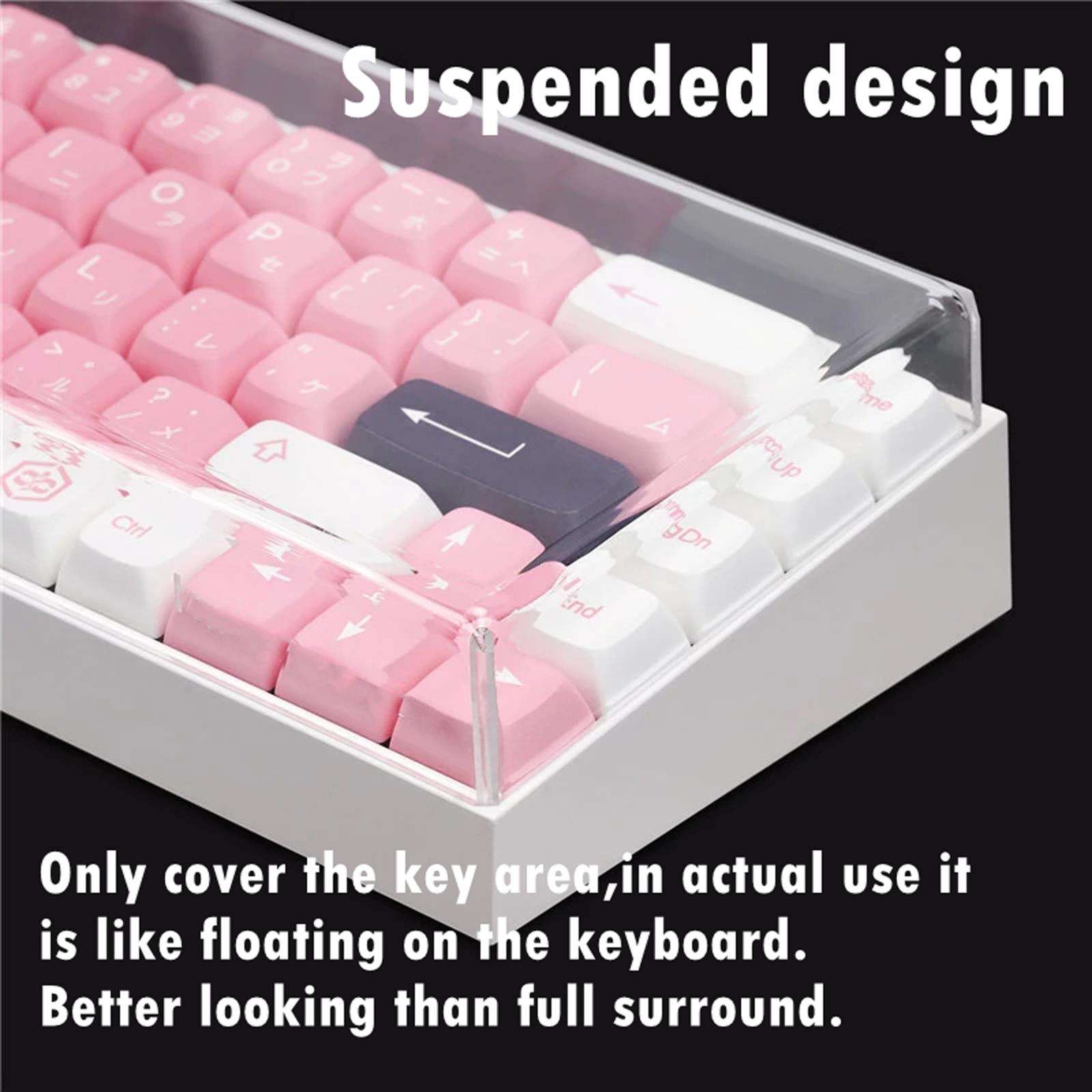 メカニカルキーボード用防塵カバー,透明で防水性のある保護ケー - Keyboard Gaming Transparent のレビューと価格