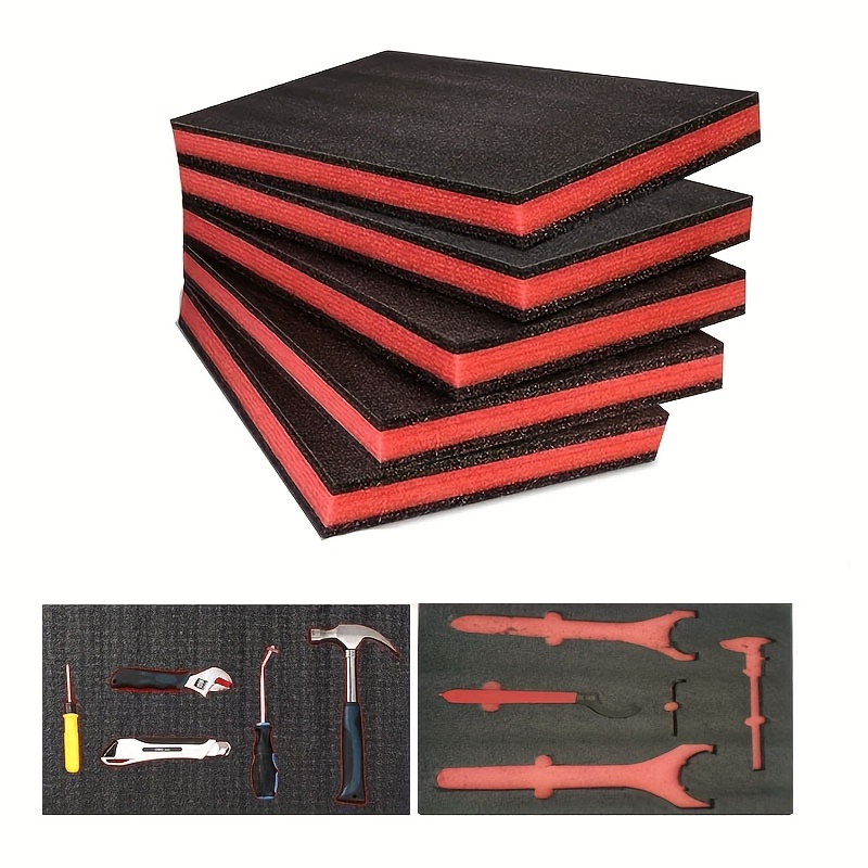 カットツールボックスオーガナイザーフォームインサート、頑丈な - Pe Foam Sheet のレビューと価格