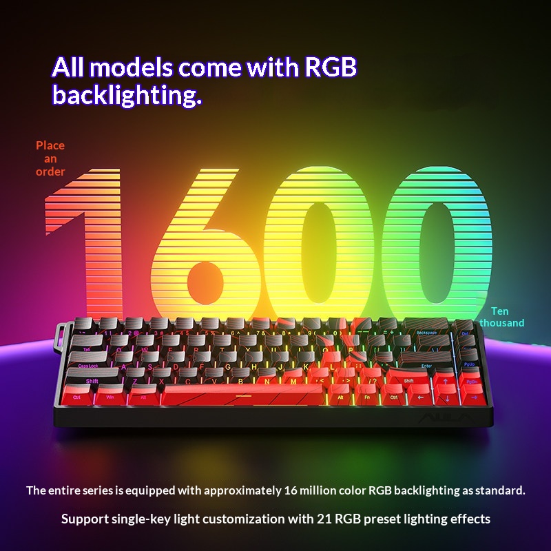 Aula Win60 磁気スイッチメカニカルキーボード Rg - Keyboard Gaming Transparent のレビューと価格