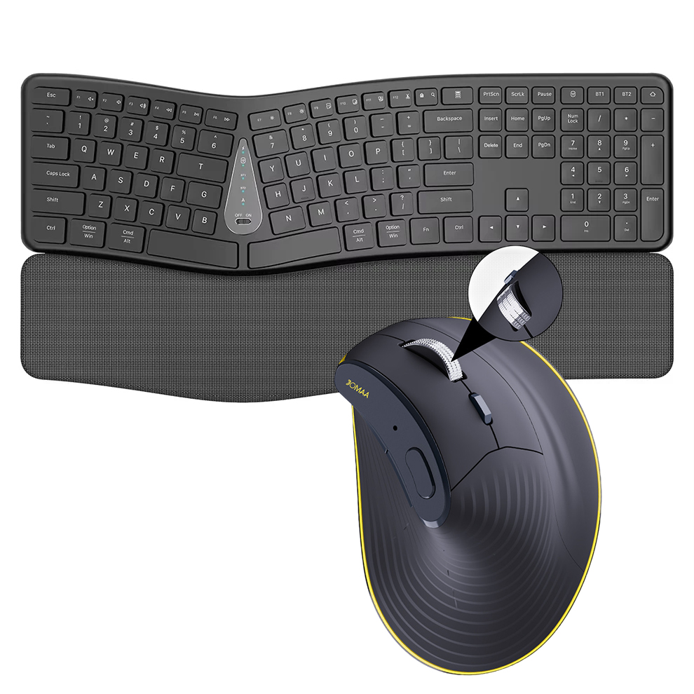 2.4G ワイヤレスキーボードマウスコンボ、快適な自然なタイ - Gaming Keyboard And Mouse Combo のレビューと価格